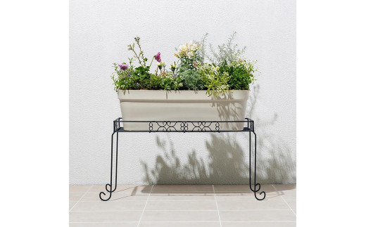 98920100 デザインフラワースタンド スクエア M 約幅71.5cm×奥行31.5cm