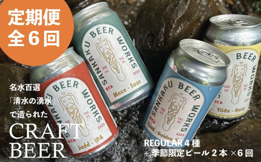 全6回】Sankaku Beer Works クラフトビール定期便 127-04 - 鹿児島県南