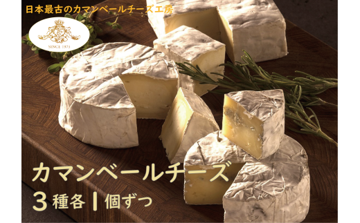 【北海道共和町】【クレイル特製】カマンベールチーズ 3種 セット