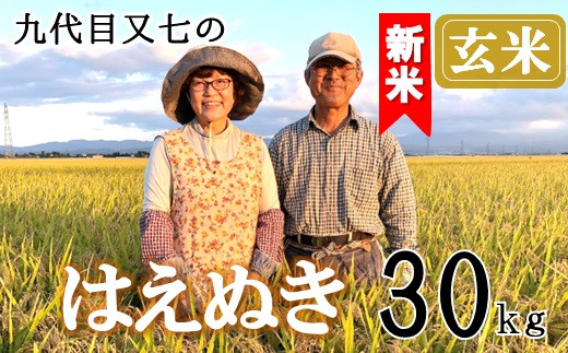 はえぬき　玄米 Amazon.co.jp: 【新米予約商品】はえぬき 玄米 30kg いいあん米
