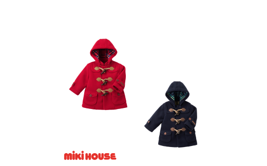 ミキハウス コート 110 赤　ダッフルコート MIKI HOUSE ダッフルコート 110 (赤) ダッフルコート 赤 110