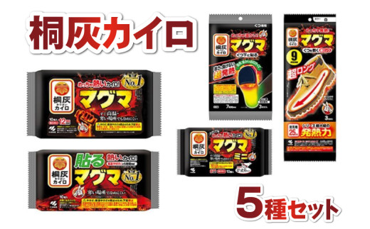 桐灰カイロ マグマセット 小林製薬 カイロ 詰め合わせ 貼る 貼らない