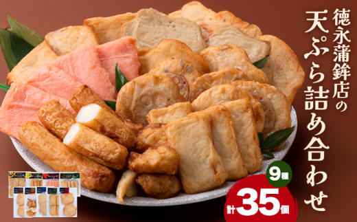 さつま揚げ 天ぷら 詰合せ 9種 35枚 徳永蒲鉾店《60日以内に出荷予定