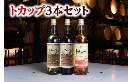 十勝ワイン トカップ3本セット（赤・白・ロゼ）国産ワイン 北海道