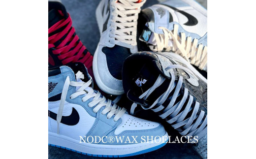 ymqszNODC WAX SHOELACES
