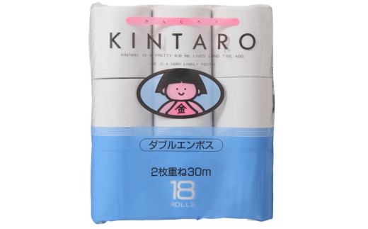 金太郎 トイレットペーパー ダブル 18ロール×6パック（108ロール