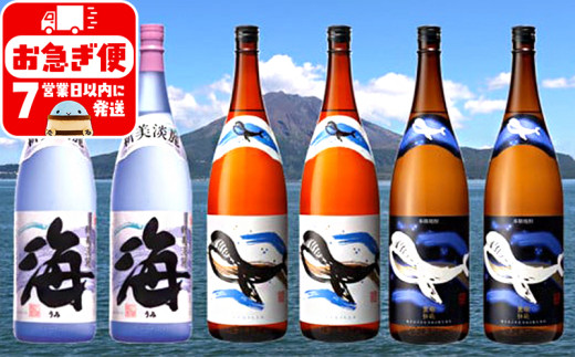 F6-2536／大海酒造 海シリーズ 1800ml×6本セット - 鹿児島県垂水市