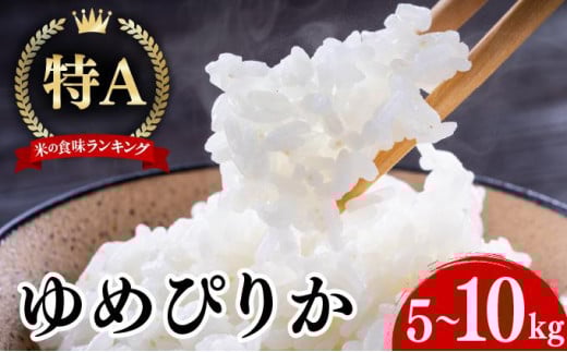 【北海道伊達市】【選べる配送月】令和7年産 新米 ゆめぴりか 5kgor10kg 精米 特A ブランド米 お米 うるち米 白 ごはん 炊き立て もちもち 備蓄 保存 ギフト 贈り物 人気 北海道産 お取り寄せ 農