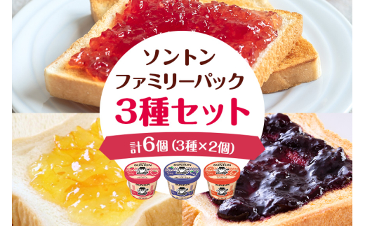 ソントン ファミリーカップ （つぶつぶイチゴ・ごろごろブルーベリー