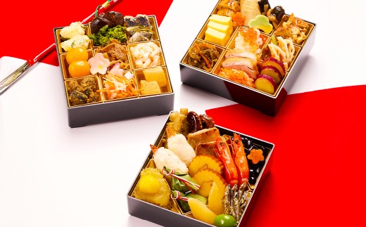 日本橋OIKAWA監修「春望」三段重 （ 約2名様用 ・ 38品目