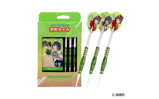 京町セイカ ダーツセット with DARTSLIVE CARD【1630102】 - 京都府