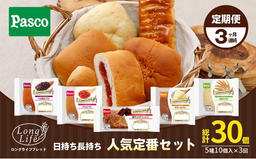 日持ち長持ち「人気定番セット」5種10個入】3ヶ月連続定期便 [№5310