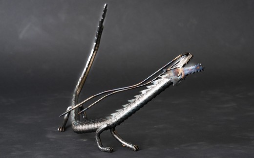 龍 鉄製 オブジェ 曲げ【オブジェ 模型 インテリア 飾り 鉄 岡山県