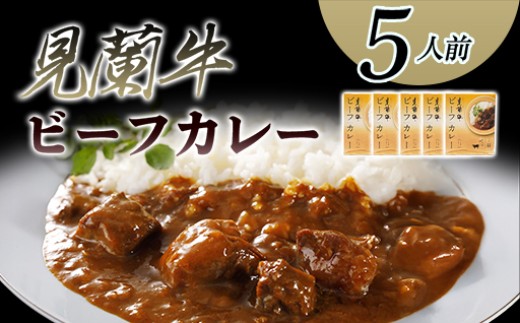 【山口県萩市】見蘭牛ビーフカレー(5人前) |HG0037-A