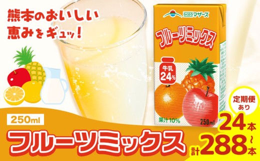 定期便あり 常温保存可能 フルーツミックス 250ml 選べる 内容量 合同