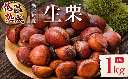 期間限定＞国産 低温熟成栗（生栗）1kg 熟成宝珠栗 産地直送