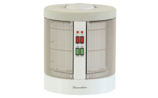 暖話室1000型 植毛加工モデル(ホワイト) 遠赤外線パネルヒーター 日本