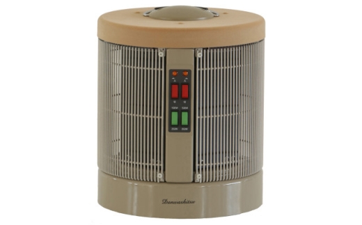 暖話室1000型 植毛加工モデル(ベージュ) 遠赤外線パネルヒーター 日本