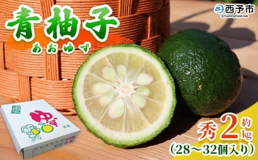 ★送料無料★　無農薬青ゆず　10kg　【栃木県産 青柚子】 無農薬・青柚子の予約販売を開始しました！☆期間限定！送料無料