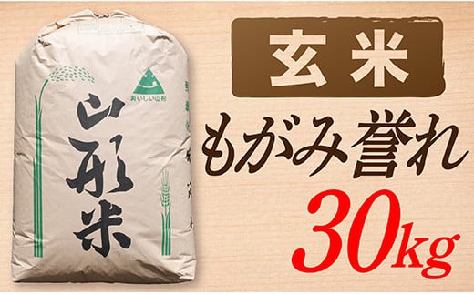 山形産米 2024度産米 30キロ 令和7年産】【玄米】山形県産 もがみ誉れ 30kg - 山形県最上町