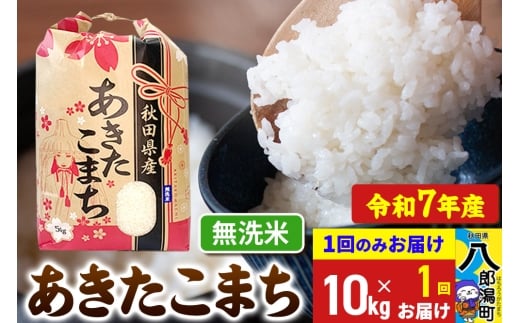 【秋田県八郎潟町】【新米】 あきたこまち 10kg【無洗米】令和7年産 秋田県産 こまちライン