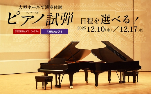 市川市文化会館大ホール コンサート用ピアノ スタインウェイD274