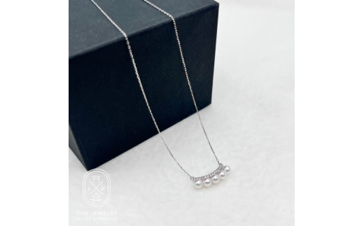 【三重県伊勢市】1889 PT900/850ダイヤモンド0.07ct アコヤ真珠ペンダント3.5mmUP 真珠 ネックレス ペンダント アコヤ真珠 アコヤ貝 伊勢志摩 冠婚葬祭 結婚式 入学式 ギフト 贈り物