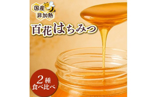 国産】蜂蜜 はちみつ 百花蜜 食べ比べ 150g×2本 計300g 国産 大上養蜂