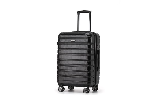 G601 AP7663スーツケースMブラック キャリーバッグ カバン バッグ