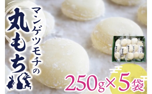 マンゲツモチの丸もち 250g×5袋｜もち 丸もち お餅 マンゲツモチ もち
