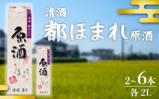 【埼玉県羽生市】日本酒 原酒 2Lパック 2~6本セット 都ほまれ 甘口 国産 酒造 米 酒 アルコール 紙パック プレゼント 父の日 お酒 ギフト 晩酌 芳醇 東亜酒造 埼玉県 羽生市