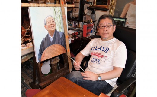 内閣総理大臣賞・文部科学大臣賞」受賞作家によるオーダーメイド油絵