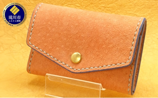 【北海道滝川市】Berceau 小銭入れ PIG (オレンジ)