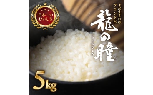 【岐阜県下呂市】予約受付【2025年産米】(2026年7月発送)5kg×1袋 飛騨産・龍の瞳(いのちの壱) 株式会社龍の瞳直送 米 5キロ 令和7年産 精米 ブランド米 りゅうのひとみ 龍の瞳 下呂市 下呂温
