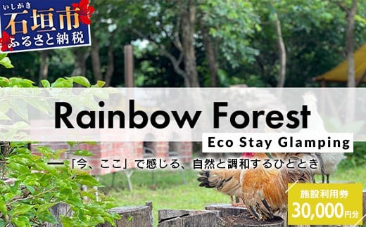 【沖縄県石垣市】Rainbow Forest(レインボーフォレスト)施設利用券30,000円分 RF-5