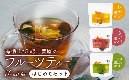 【高知県南国市】フルーツティーはじめてセット | フルーツティー フルーツ お茶 セット ティーバッグ 有機JAS認定 高知県 南国市