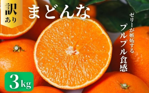 訳あり まどんな 3kg 【訳あり】 まどんな 愛果28号 柑橘 かんきつ