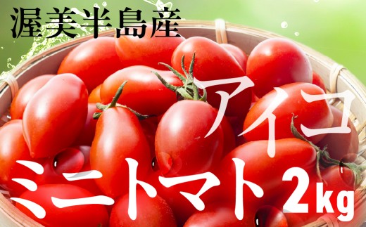 渥美半島産 ミニトマト『アイコ』2kg |トマト とまと ミニトマト