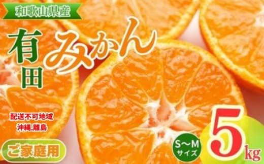 ご家庭用】和歌山有田みかん約5kg(S、Mサイズ)〇 | ご家庭用みかん
