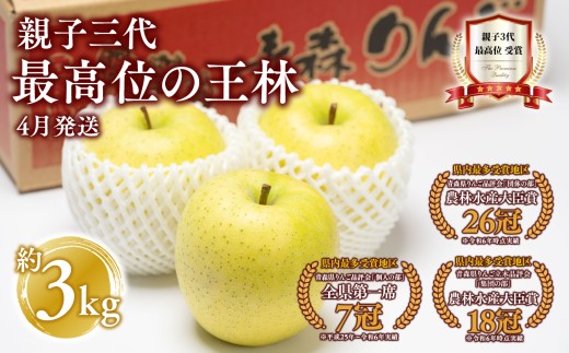 ３個のりんご 2026年産・先行予約】りんご【シナノスイート】約5kg（12～20玉