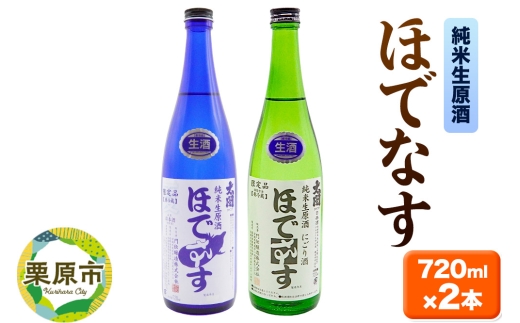 日本酒 宮城・栗原の純米生原酒「ほでなす」720ml×2本 酒 お酒 中條