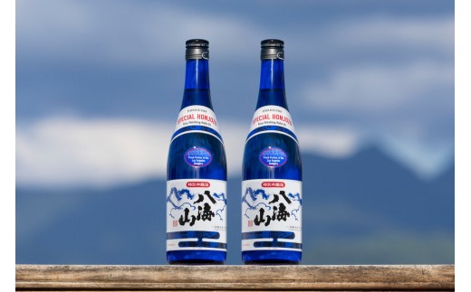 ドジャース公式日本酒 「特別本醸造 八海山」 ブルーボトル 720ml×2本