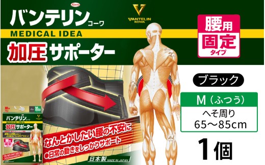 バンテリンコーワ加圧サポーター 腰用固定タイプ ふつうサイズ（M