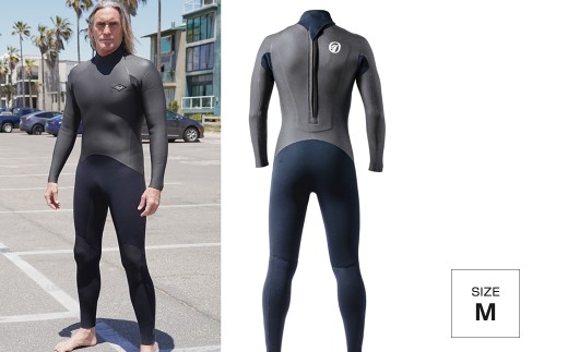 ウエットスーツ RINCON 5/3mm起毛 BACK-ZIP フルスーツ WINTER仕様 M