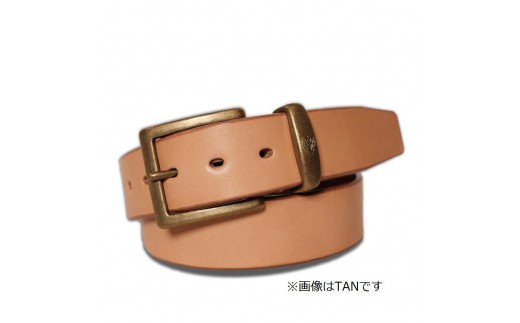 天神ワークス/レザーベルトBE403/NAVY 〈34インチ〉【小物