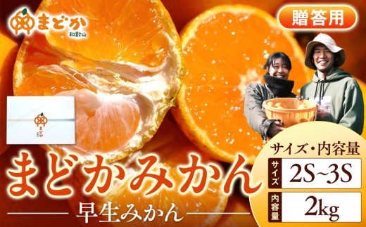 先行予約］［贈答用］秋採れみかん（早生みかん）2S〜3Sサイズ混合