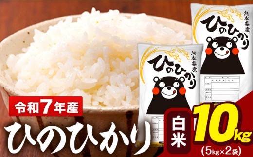 令和7年産 白米 米 ひのひかり 10kg (5kg袋×2)《7-14日以内に出荷予定