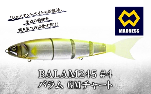 バラム200 GMチャート BALAM245 #4 バラム GMチャート〈マドネス、ビックベイト