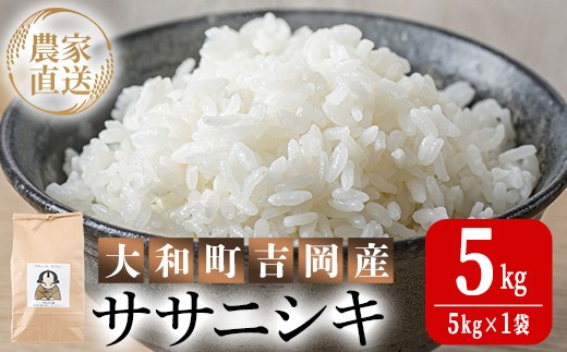 令和7年産】お米農家直送！ササニシキ 5kg お米 おこめ 米 コメ 白米