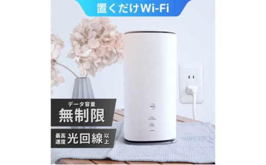 Wi-Fi カシモWiMAX ホームルーター 2年使い放題・月額料金・端末料金込